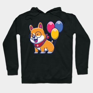 Corgi Dog Funny Cute Hoodie